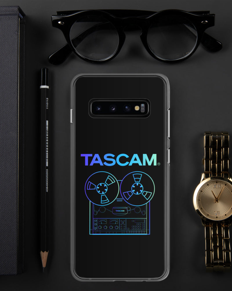 TASCAM Reel to Reel Samsung Case - Ocean Blue / Black - Photo 5