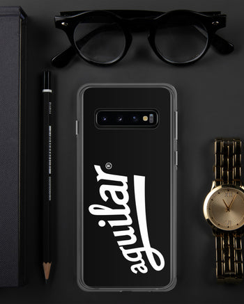 Aguilar Logo Samsung Case  - Black