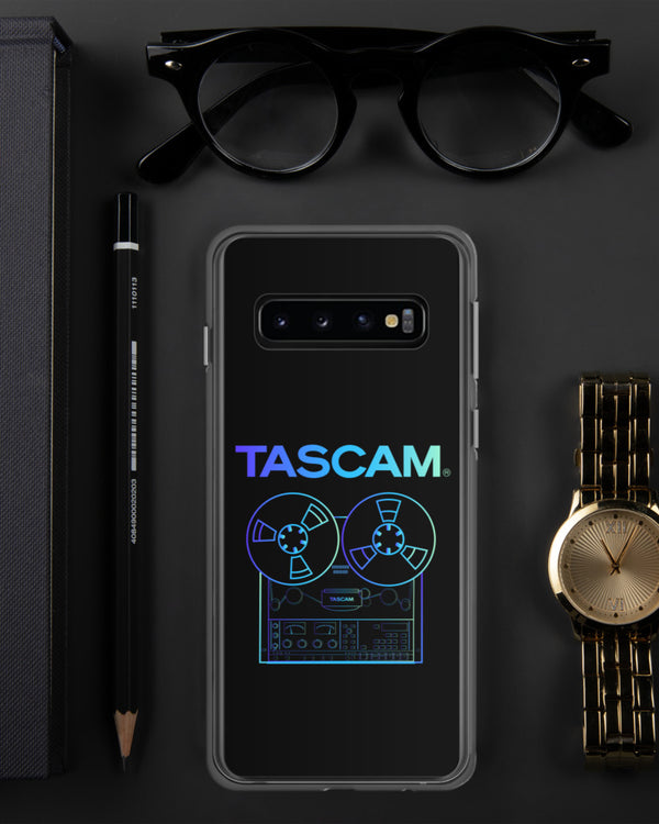 TASCAM Reel to Reel Samsung Case - Ocean Blue / Black - Photo 1