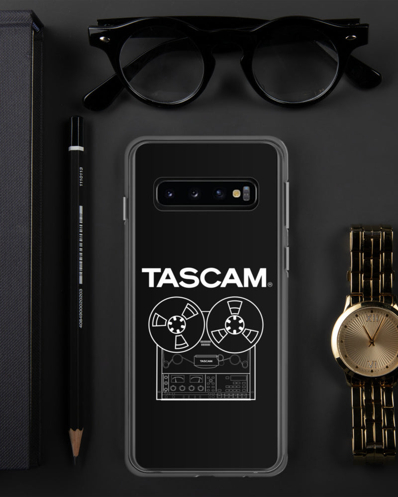 TASCAM Reel to Reel Samsung Case - Black / White - Photo 1