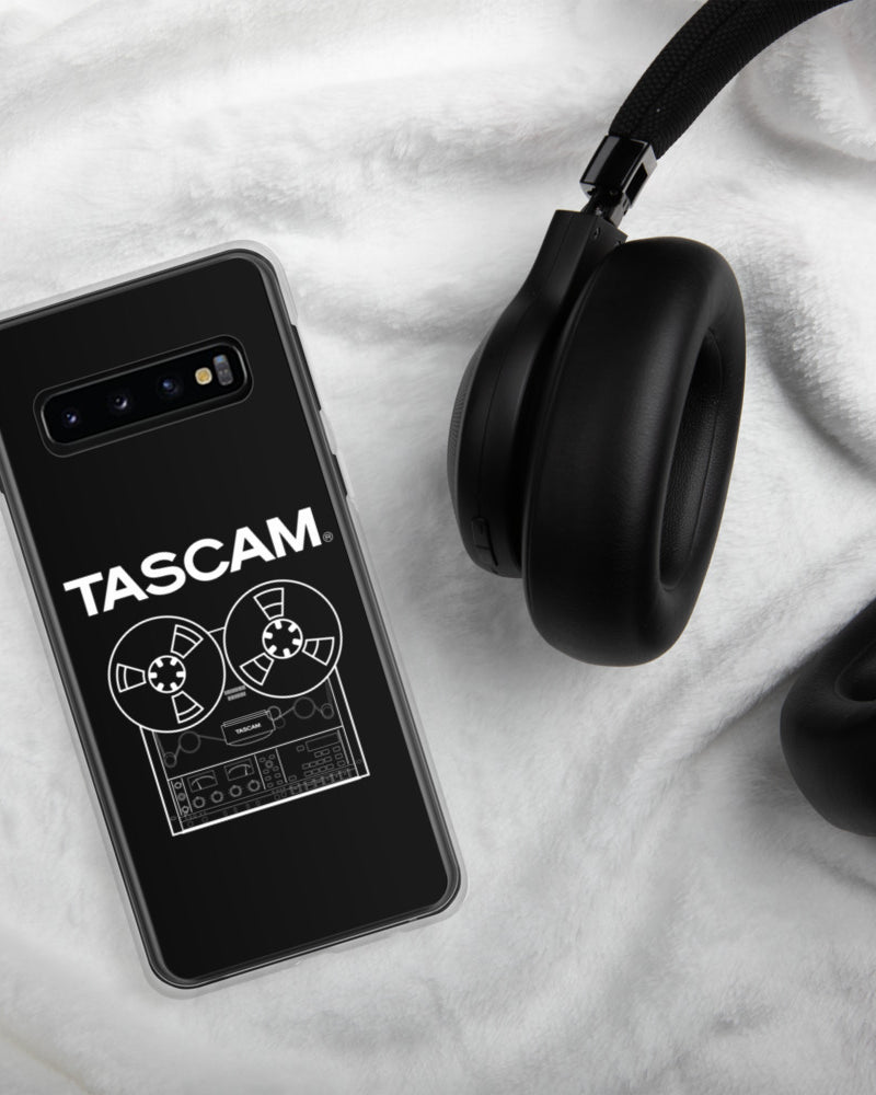 TASCAM Reel to Reel Samsung Case - Black / White - Photo 3