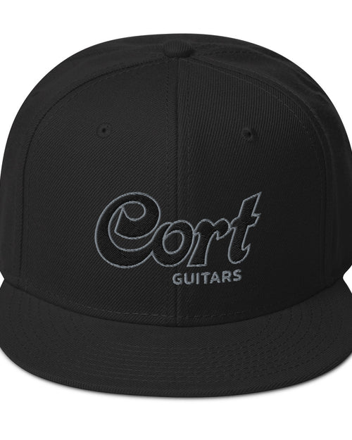 Cort Guitars Snapback Hat  - Black on Black