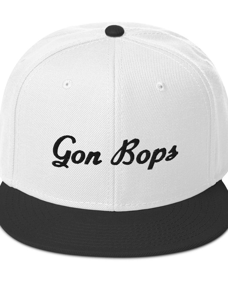 Gon Bops Snapback Hat - White / Black - Photo 3