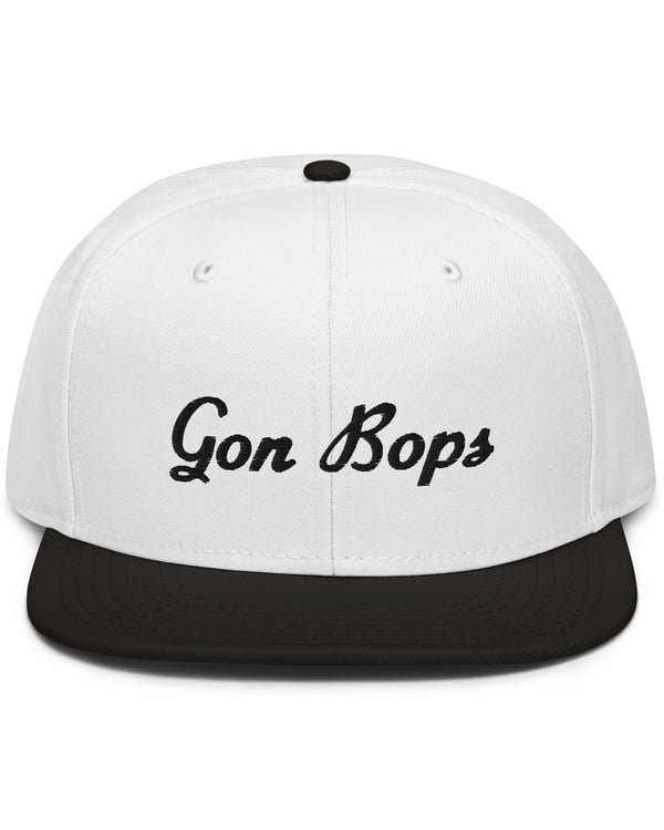 Gon Bops Snapback Hat - White / Black - Photo 5