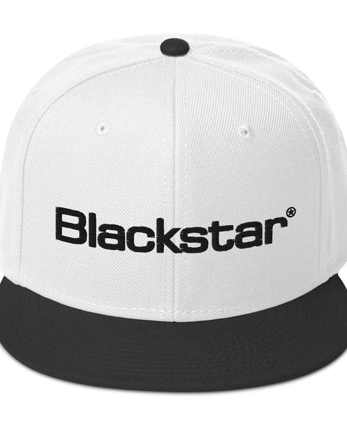 Blackstar Snapback Hat  - White / Black