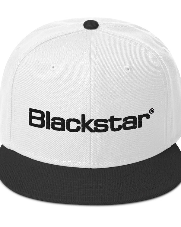 Blackstar Snapback Hat - White / Black - Photo 1