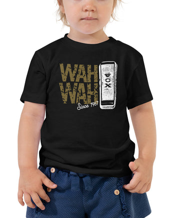 VOX Wah Wah Toddler Short Sleeve Tee  - Black