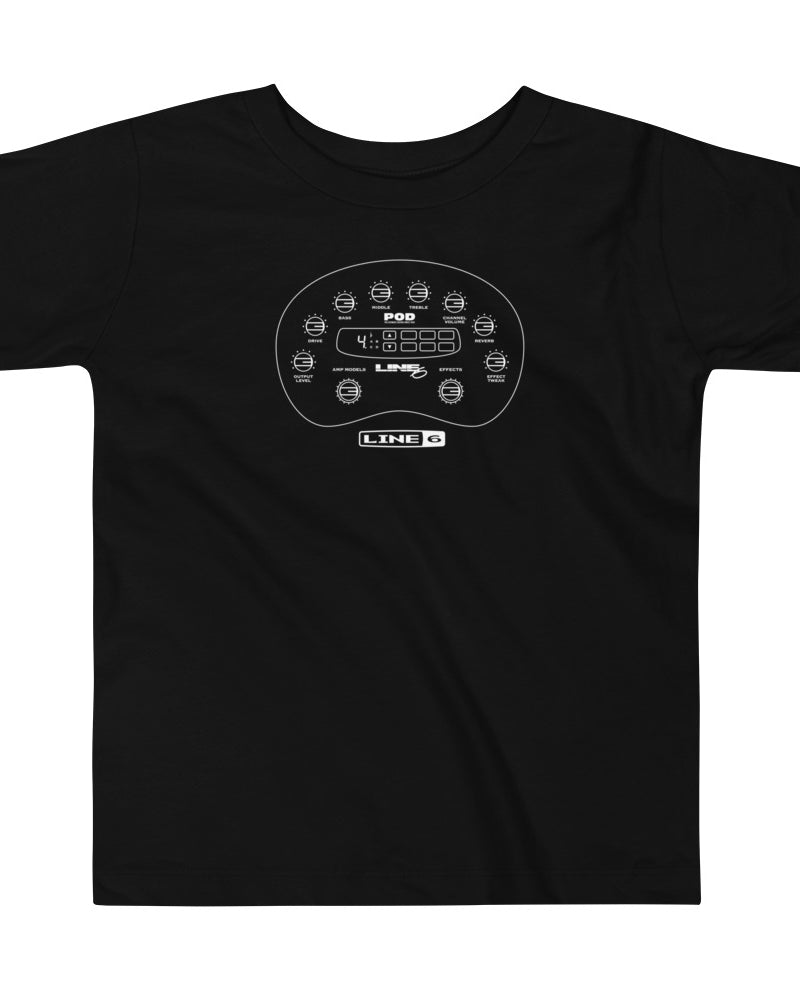 Line 6 POD Line Art Toddler T-Shirt - Black - Photo 5