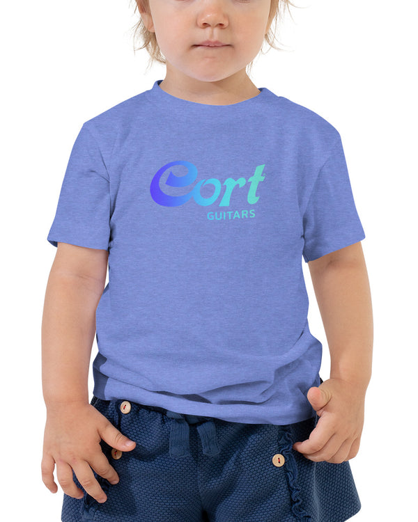 Cort Guitars Toddler Short Sleeve T-Shirt - Neon Blue Gradient - Photo 1