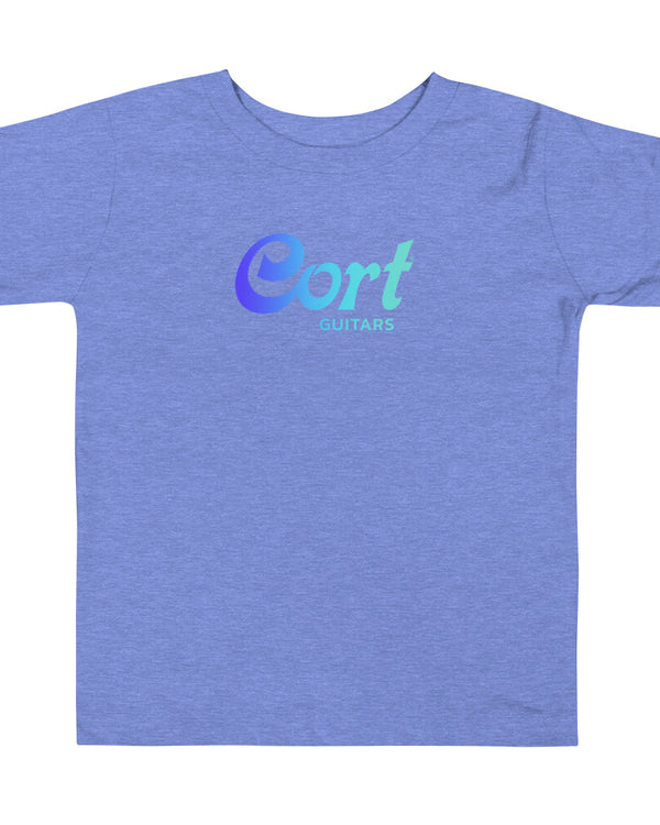 Cort Guitars Toddler Short Sleeve T-Shirt - Neon Blue Gradient - Photo 3