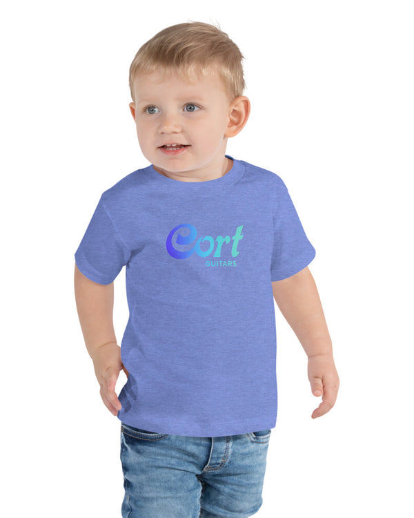 Cort Guitars Toddler Short Sleeve T-Shirt - Neon Blue Gradient - Photo 4