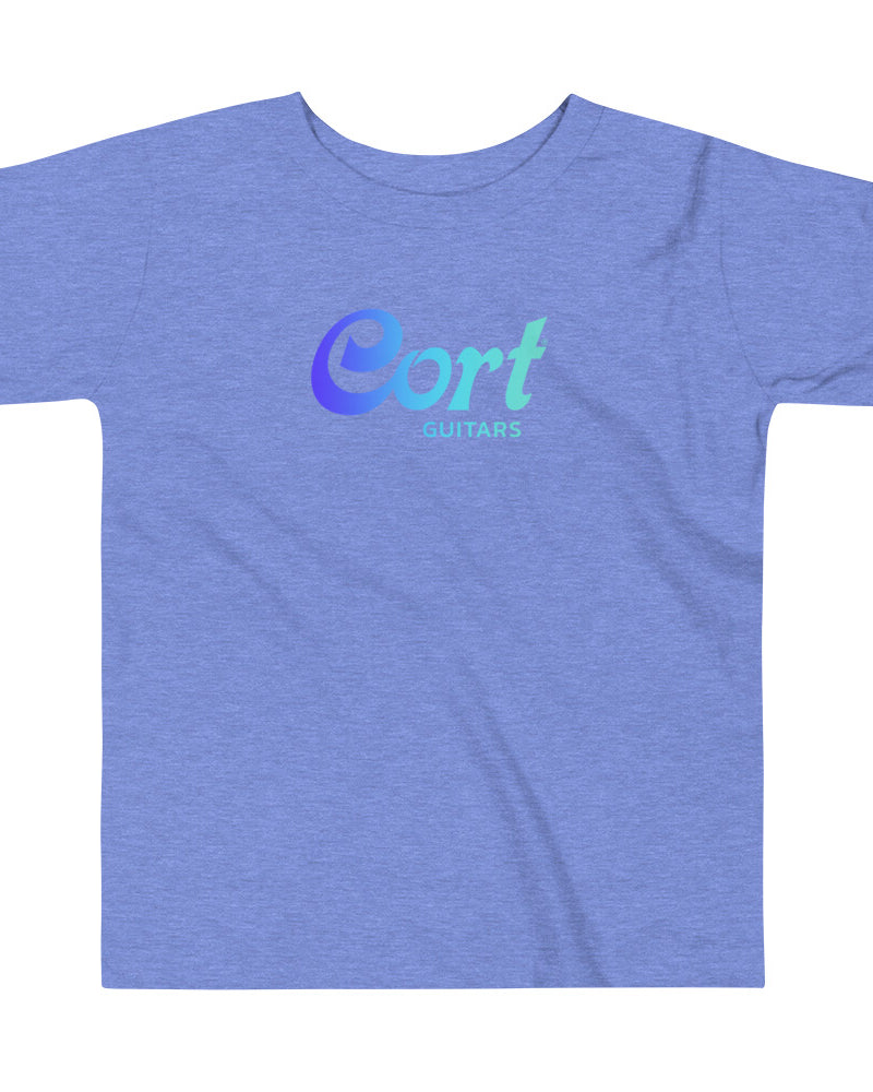 Cort Guitars Toddler Short Sleeve T-Shirt - Neon Blue Gradient - Photo 5