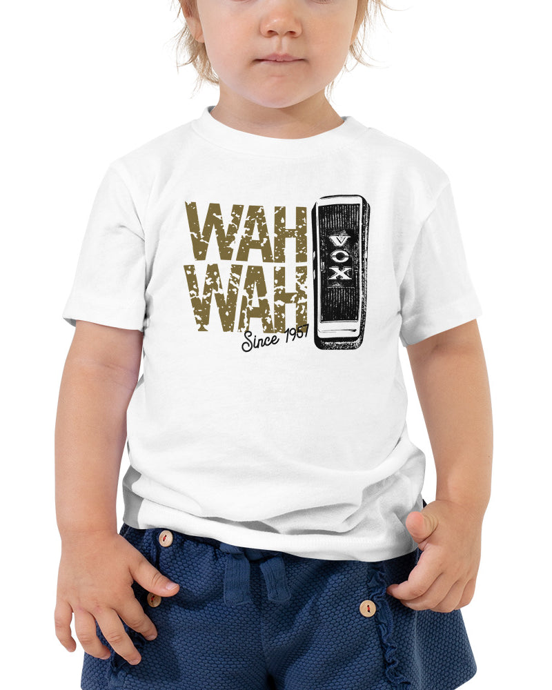 VOX Wah Wah Toddler Short Sleeve Tee - White - Photo 3