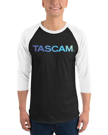 TASCAM Glow 3/4 Sleeve Raglan Shirt  - Ocean Blue