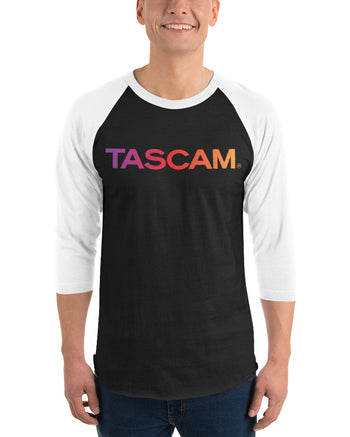 TASCAM Glow 3/4 Sleeve Raglan Shirt  - Instamatic