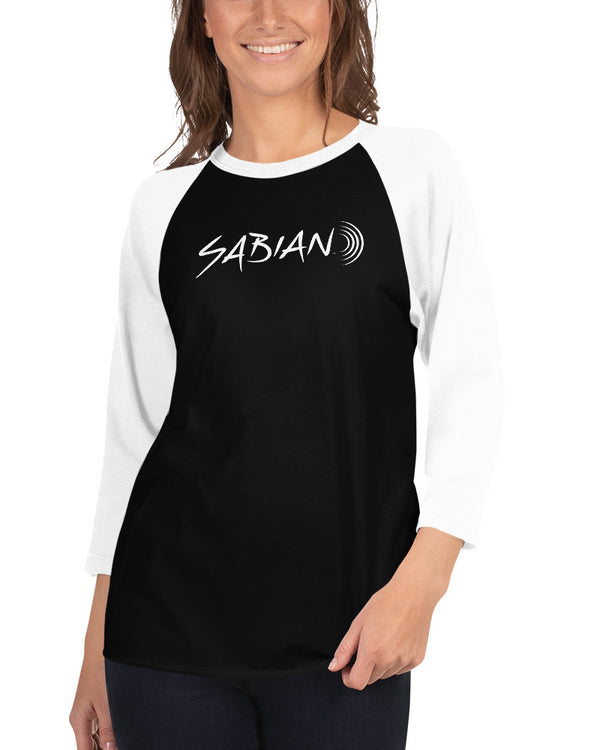 SABIAN 3/4 Sleeve Raglan Shirt - Black / White - Photo 7