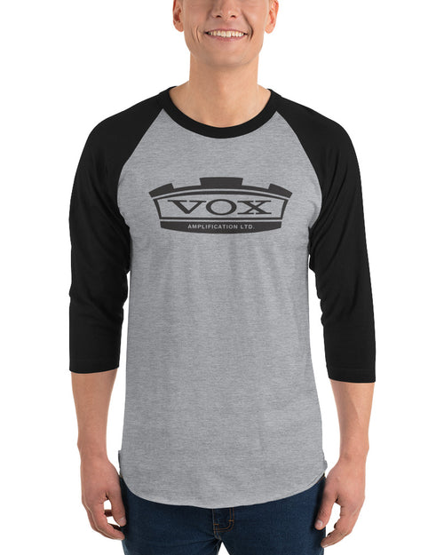 VOX Crown 3/4 Sleeve Raglan Shirt  - Gray / Black