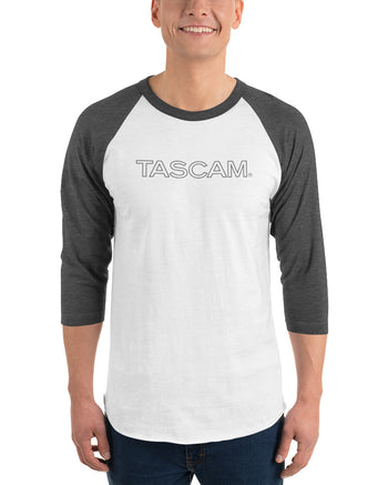 TASCAM Essence 3/4 Sleeve Raglan Shirt  - Gray