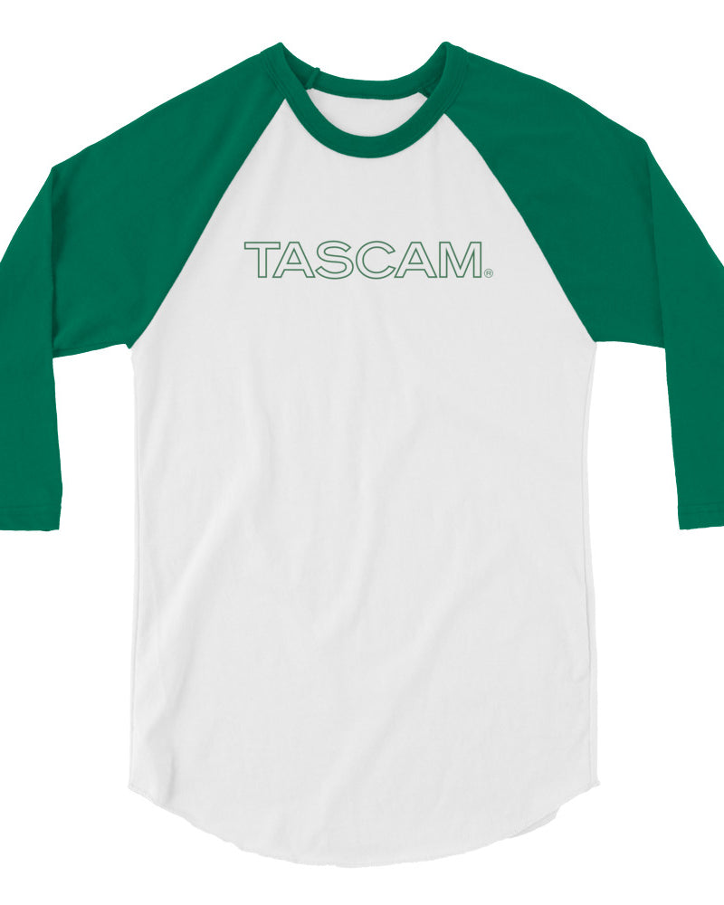 TASCAM Essence 3/4 Sleeve Raglan Shirt - Green - Photo 5
