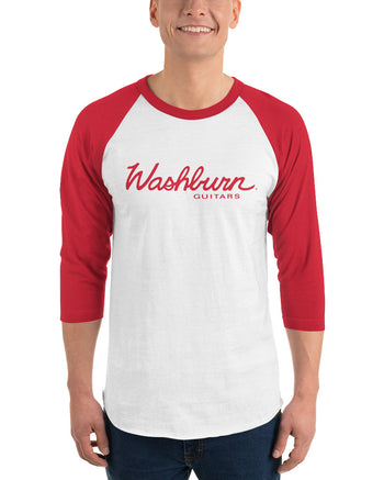 Washburn 3/4 Sleeve Raglan Shirt  - Red