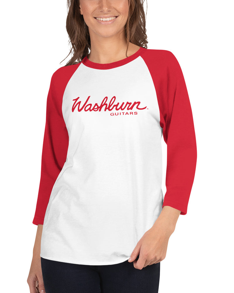 Washburn 3/4 Sleeve Raglan Shirt - Red - Photo 4