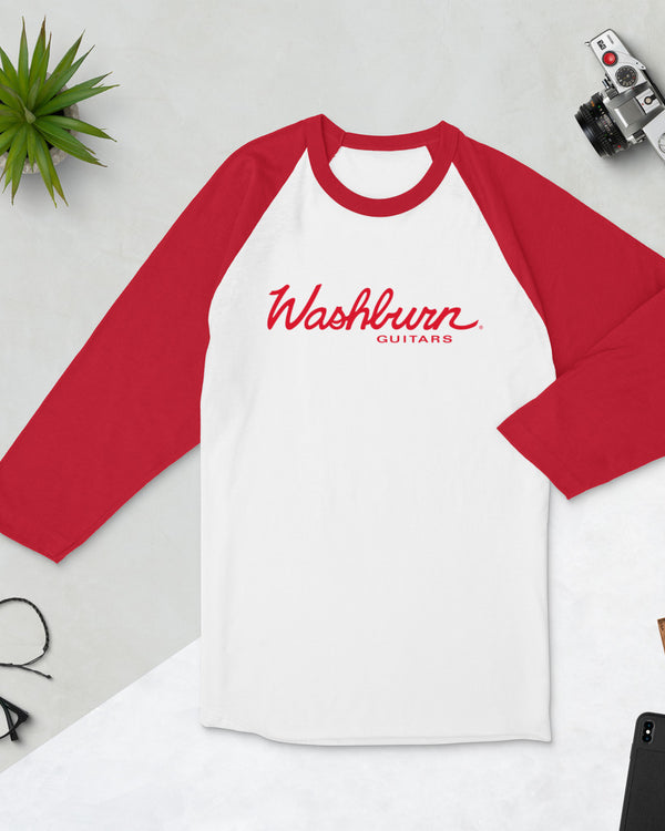 Washburn 3/4 Sleeve Raglan Shirt - Red - Photo 5
