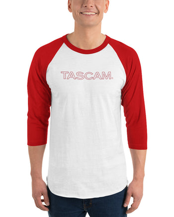 TASCAM Essence 3/4 Sleeve Raglan Shirt  - Red