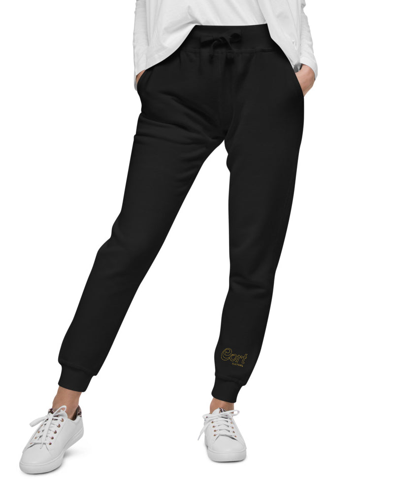 Cort Guitars Comfy Fleece Sweatpants - Black - Photo 7