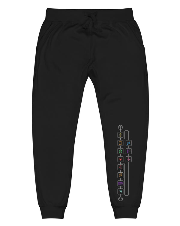 Line 6 Signal Flow Fleece Sweatpants - Black - Photo 9