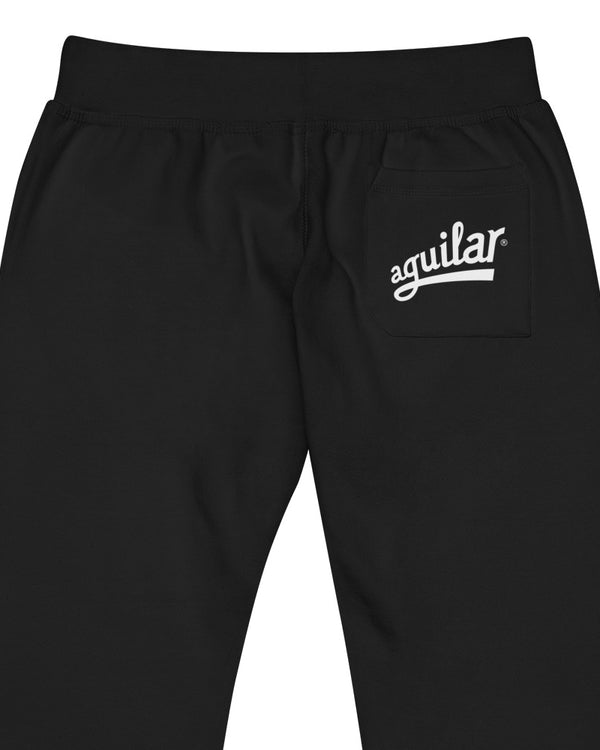 Aguilar Logo Unisex Fleece Sweatpants - Black - Photo 5