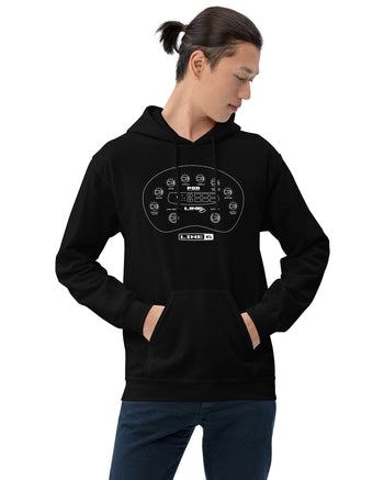 Line 6 POD Line Art Hoodie  - Black