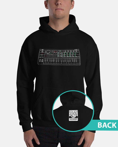 The MicroKORG Anniversary Hoodie  - Black