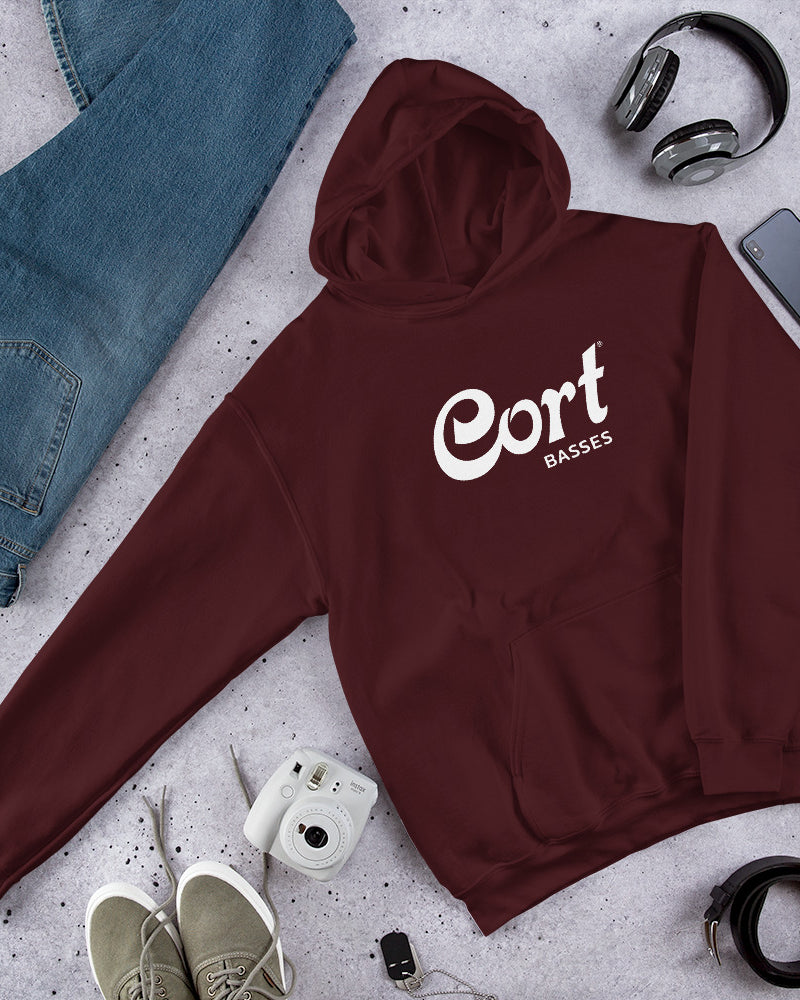 Cort Basses Hoodie - Maroon - Photo 7