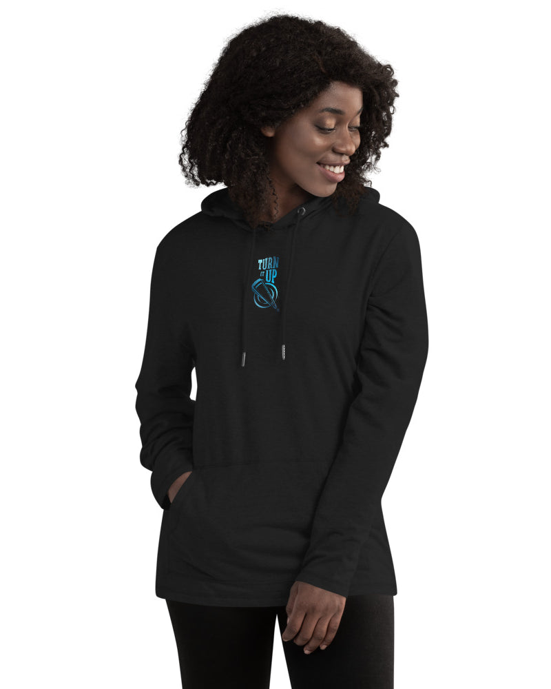 Turn It Up Lightweight Hoodie - Blue Design - Photo 5