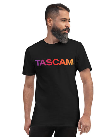 TASCAM Glow Short Sleeve T-Shirt  - Instamatic / Black