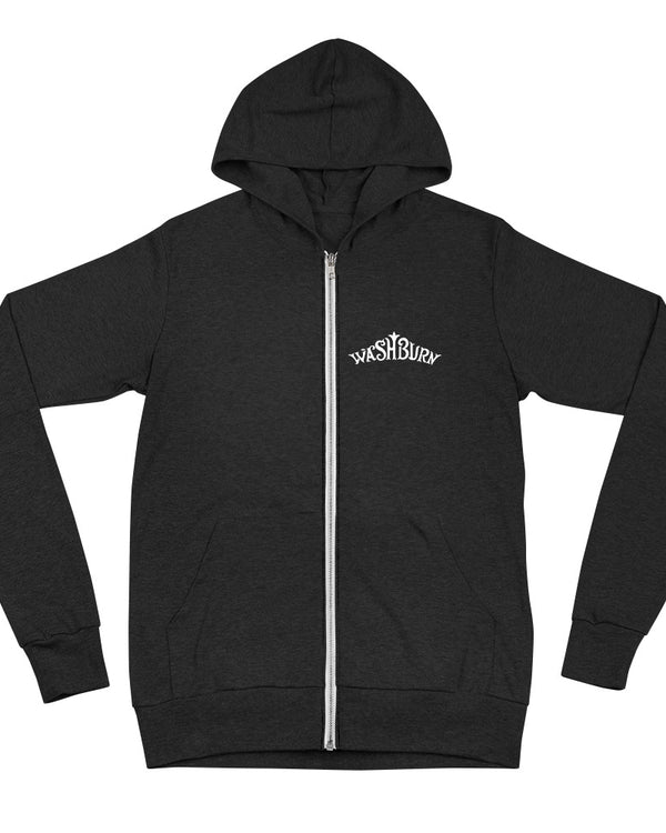 Washburn Crown LC Full Zip Hoodie - Charcoal Tri-Blend - Photo 5