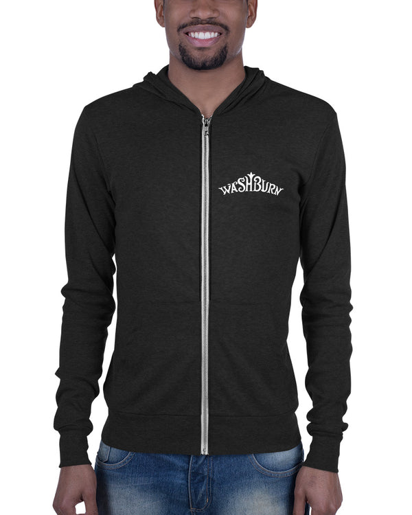 Washburn Crown LC Full Zip Hoodie - Charcoal Tri-Blend - Photo 6