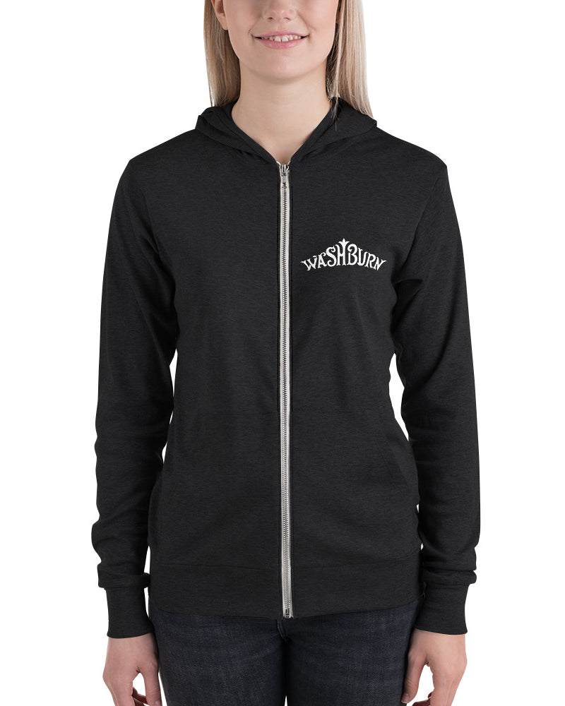 Washburn Crown LC Full Zip Hoodie - Charcoal Tri-Blend - Photo 7