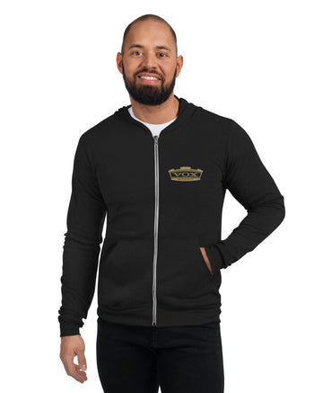 VOX Crown Zip Hoodie  - Heather Black