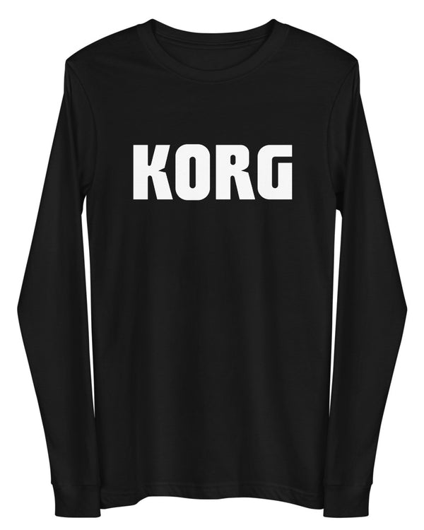 KORG Logo Long Sleeve - Black - Photo 6