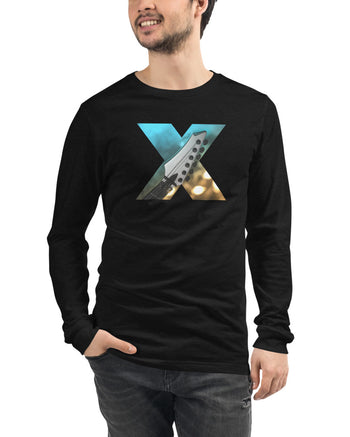Cort X500 HS Long Sleeve T-Shirt  - Black Heather