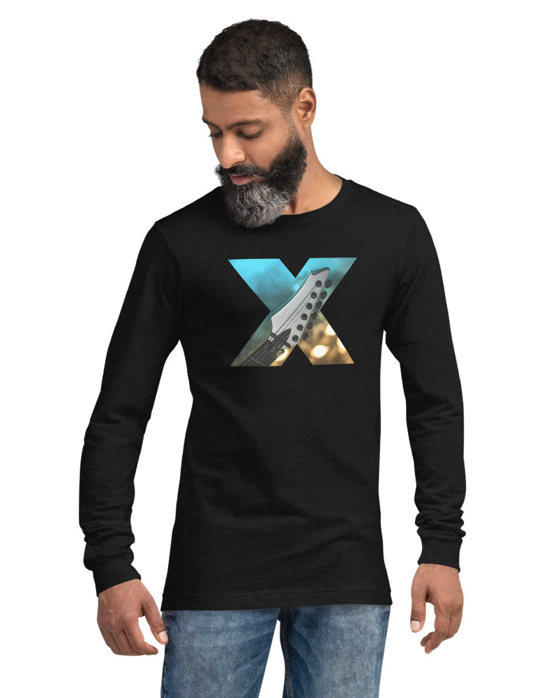 Cort X500 HS Long Sleeve T-Shirt - Black Heather - Photo 6