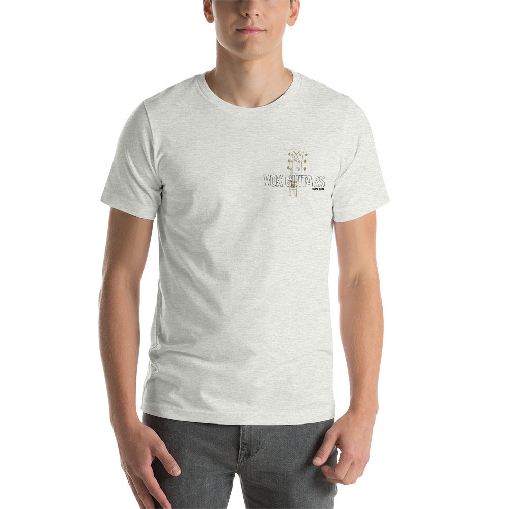 Guitars Short Sleeve Unisex T-Shirt - Ash - Player Wear