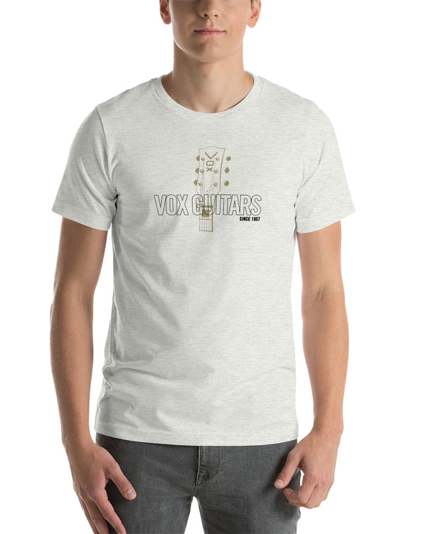 VOX Guitars Short Sleeve Unisex T-Shirt - Ash - Photo 4