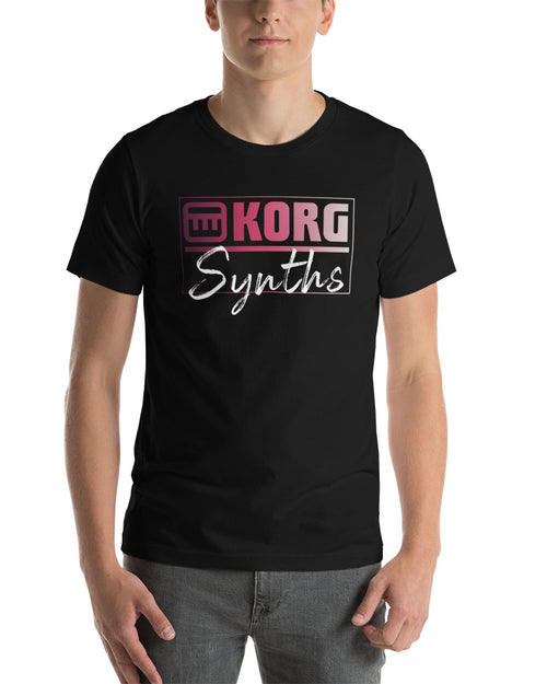 KORG Synths T-Shirt  - Black