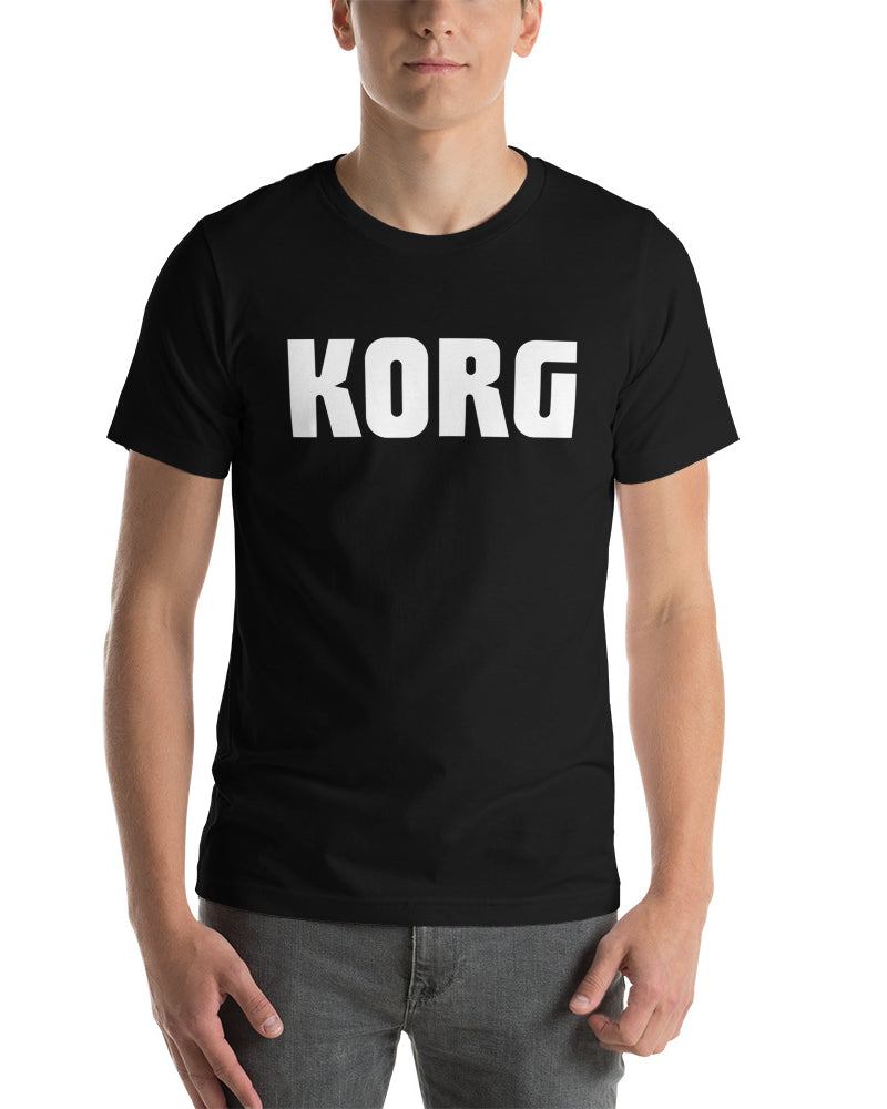KORG Logo T-Shirt - Black - Photo 1