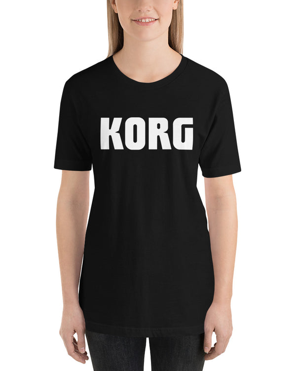 KORG Logo T-Shirt - Black - Photo 4