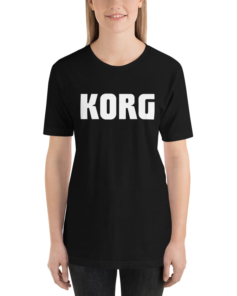 KORG Logo T-Shirt - Black - Photo 4