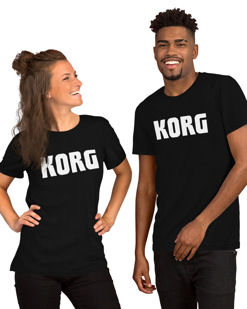 KORG Logo T-Shirt - Black - Photo 5