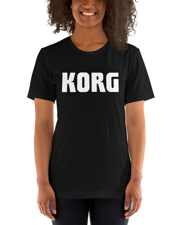 KORG Logo T-Shirt - Black - Photo 6
